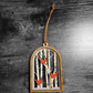 Cardinal in Birch Trees Ornament
