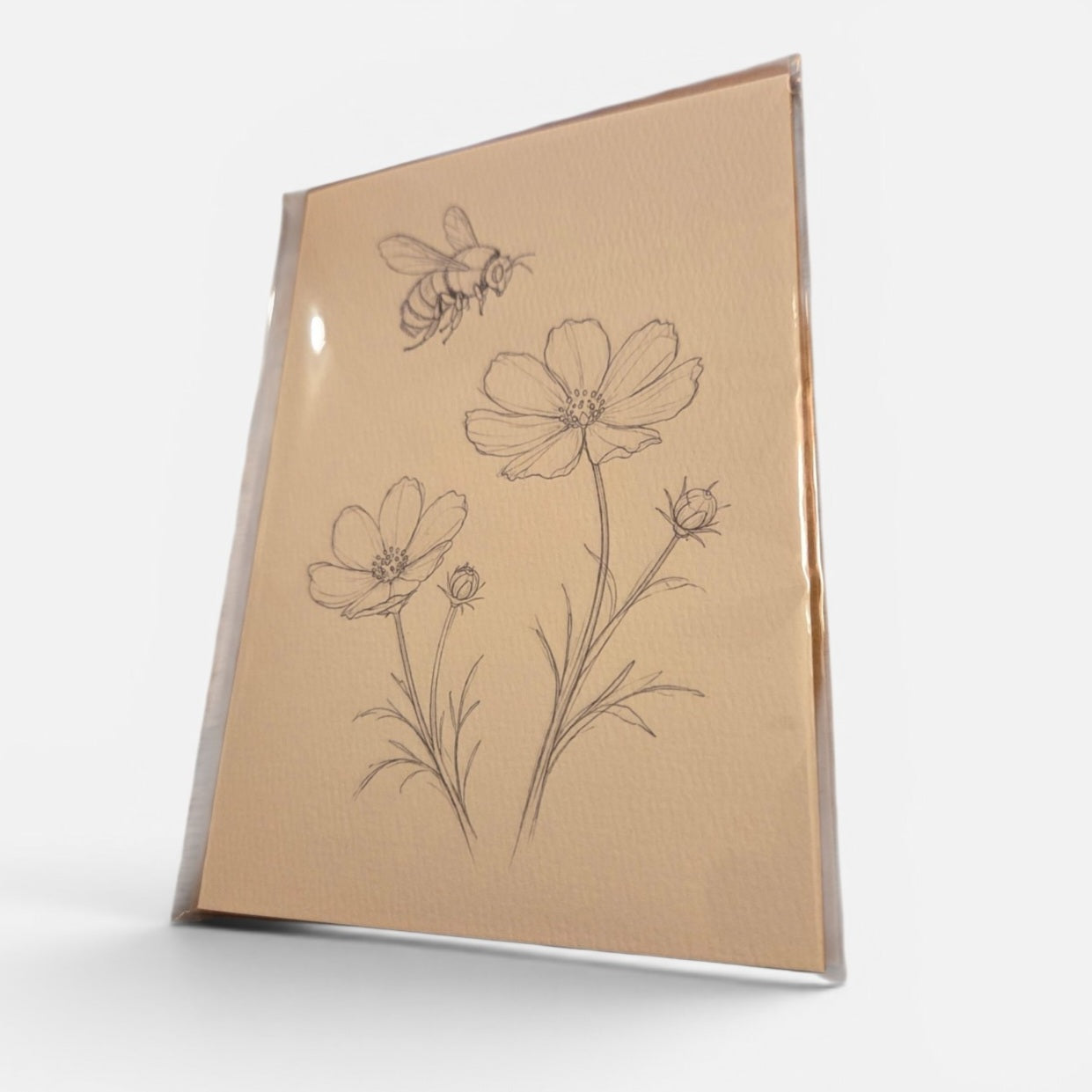 Stop and Smell the Flowers Watercolor Greeting Card