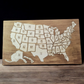 U.S. State Puzzle Map Sign