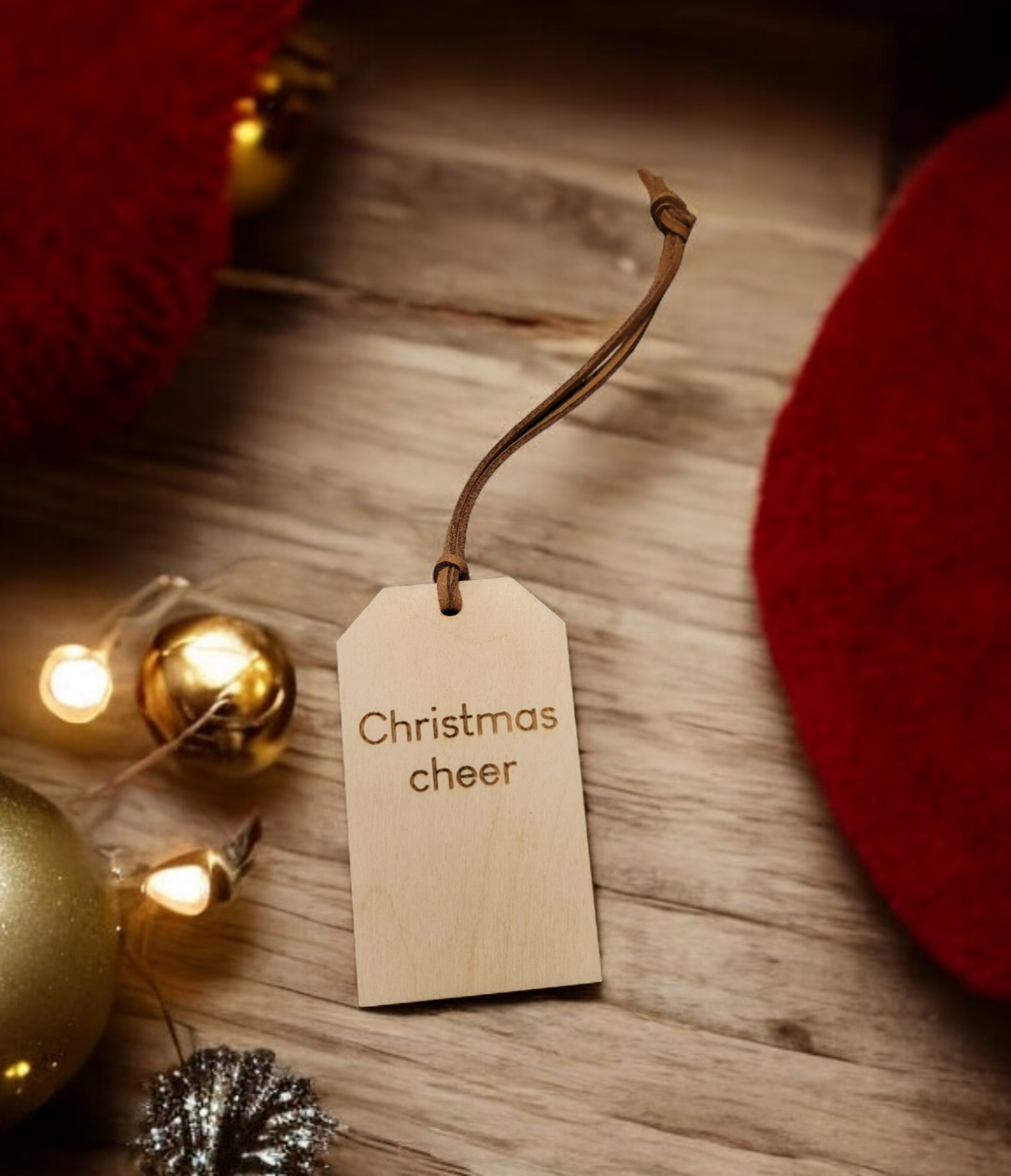 Christmas Wine Tag