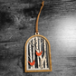 Cardinal in Birch Trees Ornament
