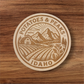 Potatoes & Peaks Idaho Magnet – Farm and Mountain Design