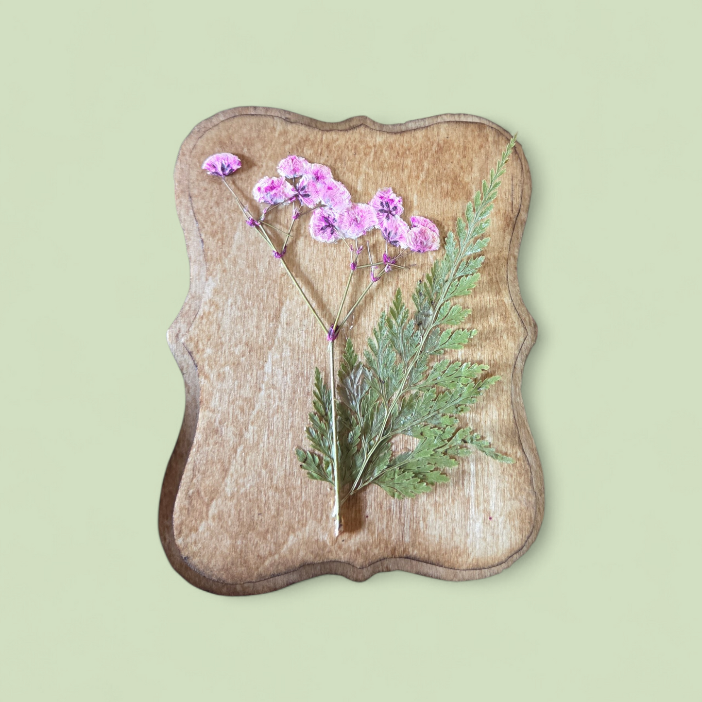 Grown-Up & Me Pressed Flower Wood Art Workshop | DIY Class at The Suite Spot on April 17th from 4-7 pm