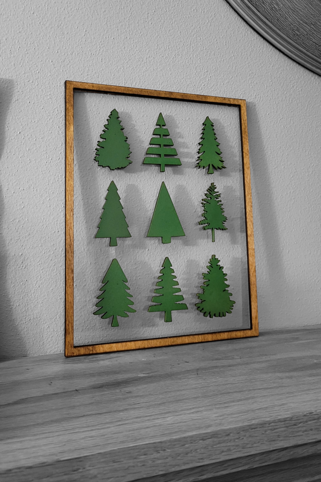 Christmas Tree Collage Sign