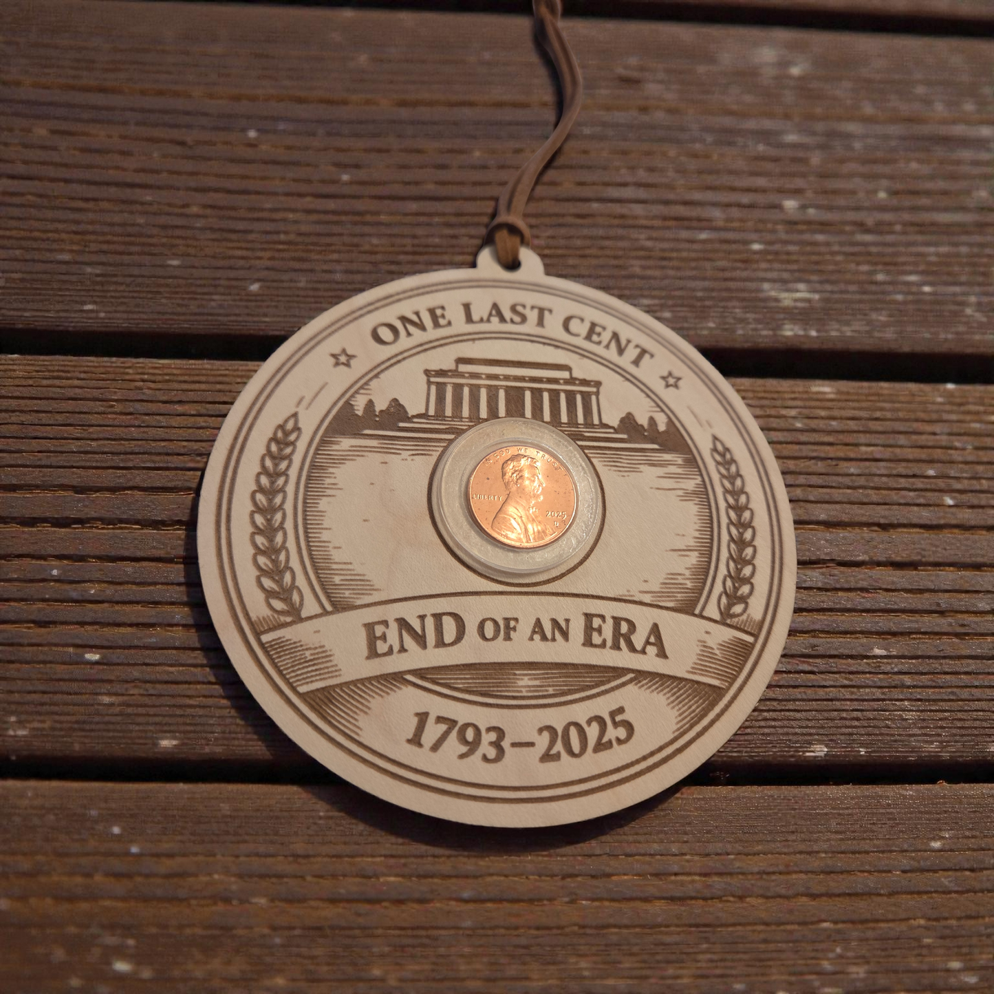 End of an Era Penny Keepsake Ornament | The Last U.S. Penny (1793–2025)