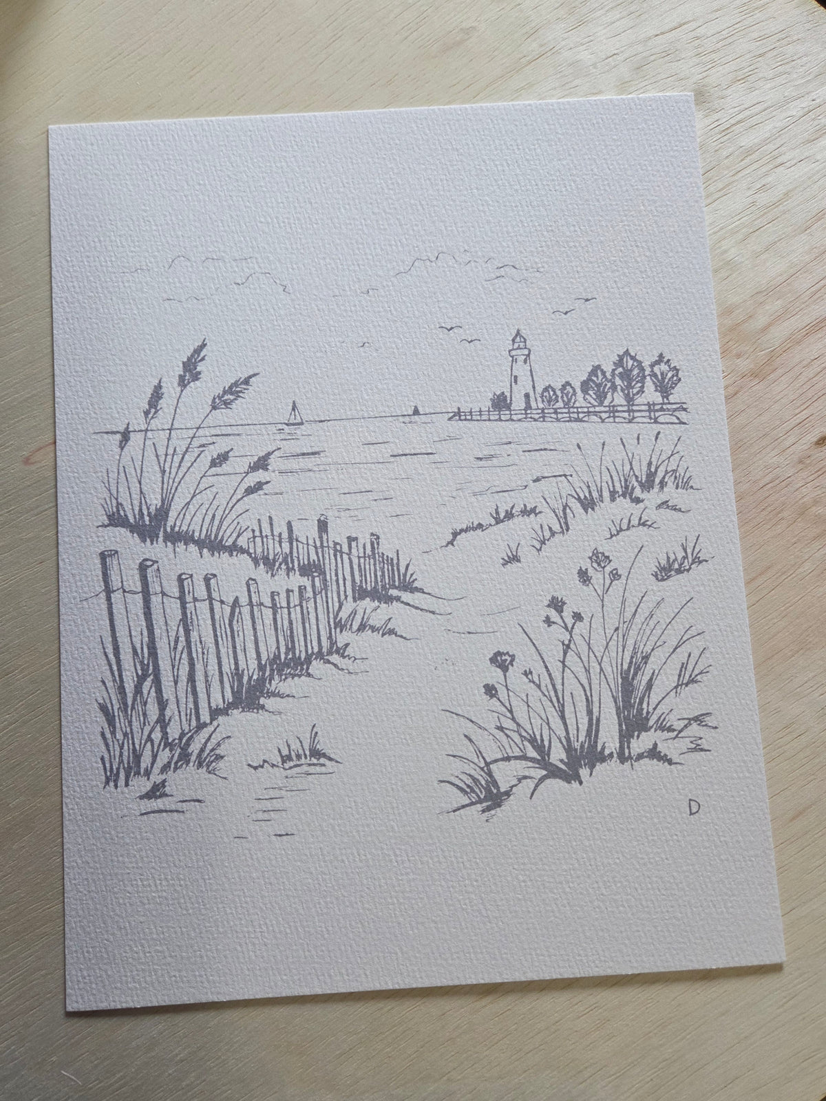 Midwest Watercolor Card Collection