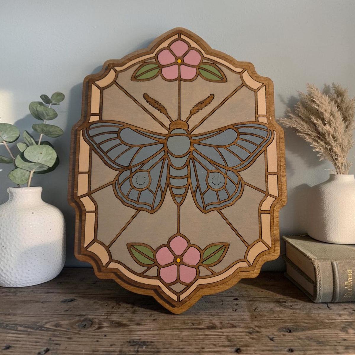 Stained Glass Wood Sign Painting Night | October 7 at Restoration Candle Co.