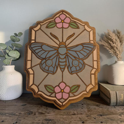 Stained Glass Wood Sign Painting Night | October 7 at Restoration Candle Co.