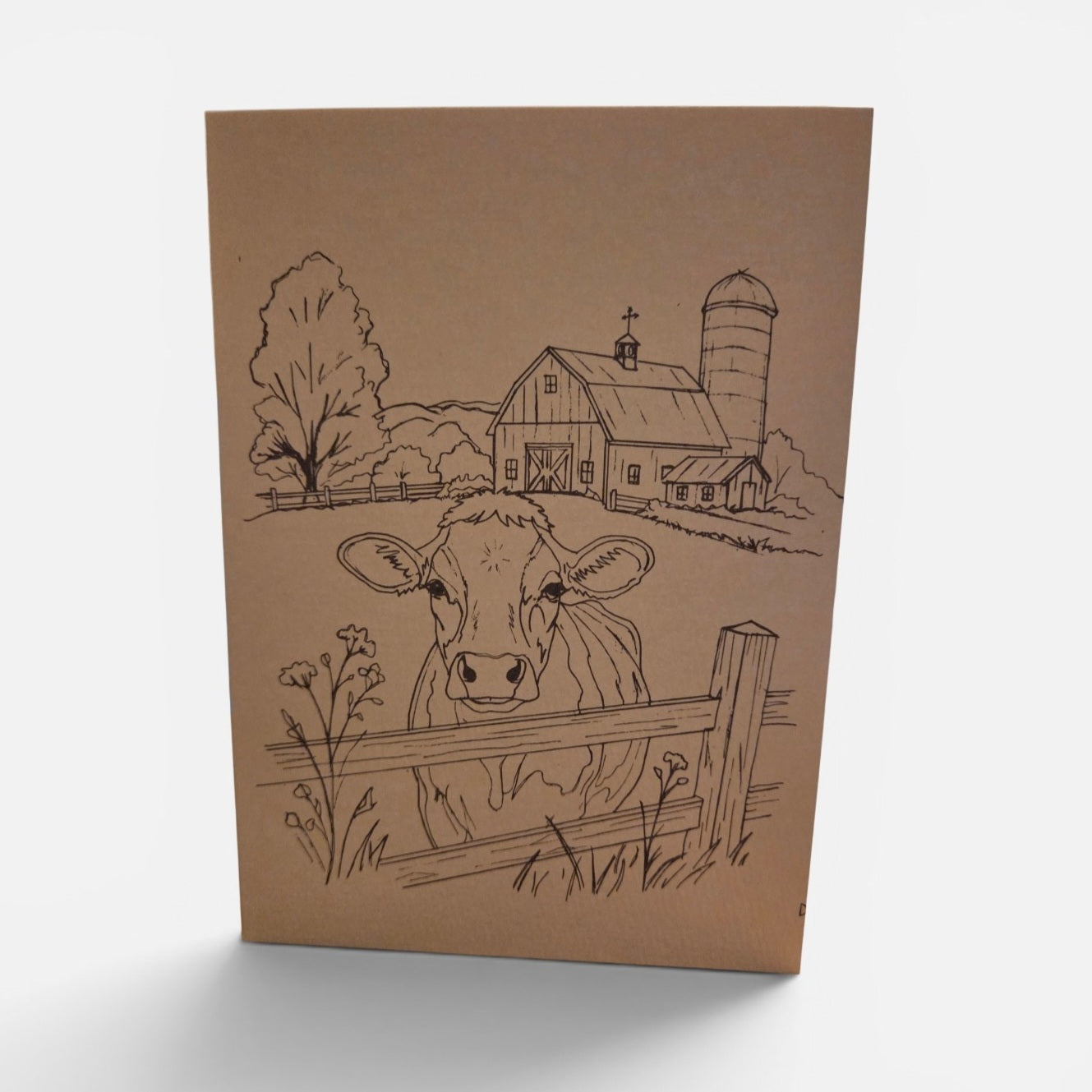 Gertrude Watercolor Greeting Card