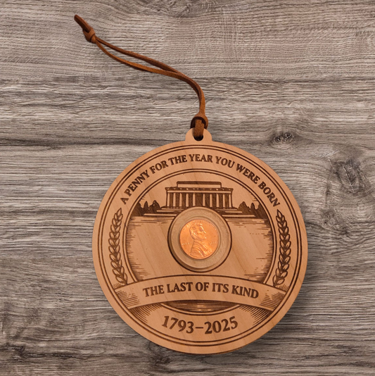 Birth Year Penny Keepsake Ornament | A Penny for the Year You Were Born