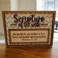 Interchangeable Scripture Sign