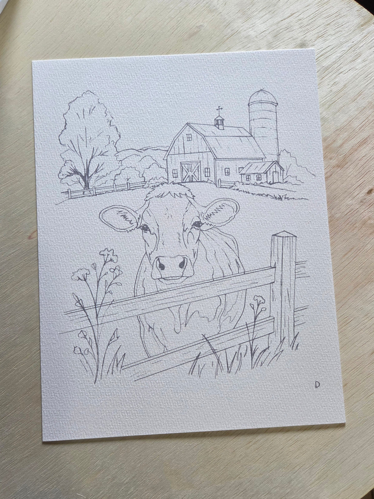 Midwest Watercolor Card Collection