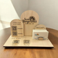 Custom QR Sign with Business Card Space