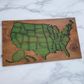 U.S. State Puzzle Map Sign
