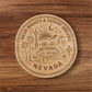 Neon Nights & Desert Dreams Magnet – Las Vegas Strip Woodcut