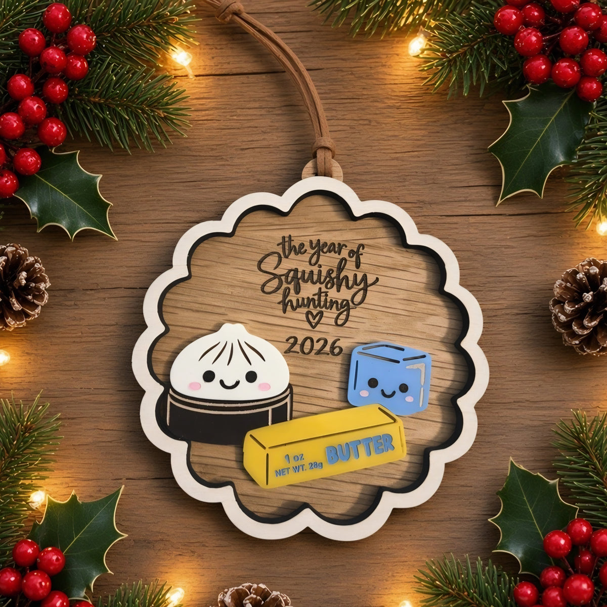 Year of Squishy Hunting Ornament