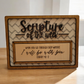Interchangeable Scripture Sign