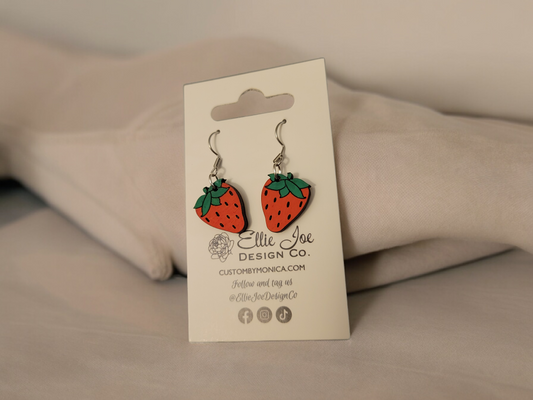 Simple Strawberry Dangles