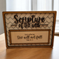 Interchangeable Scripture Sign
