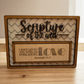 Interchangeable Scripture Sign