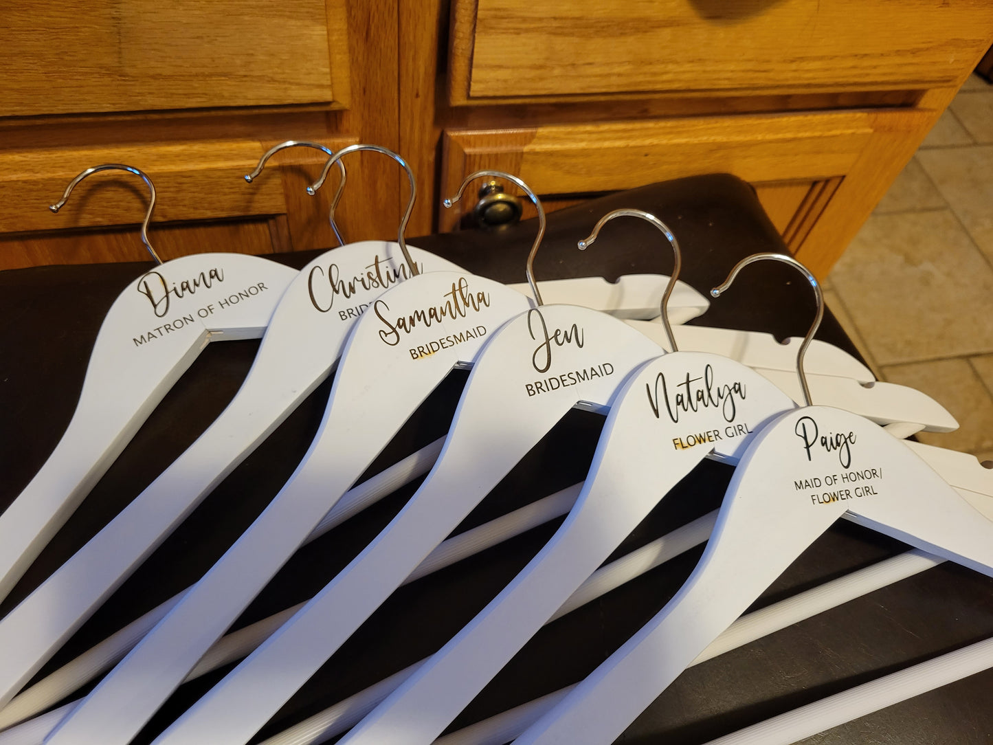 Custom Wedding Hangers