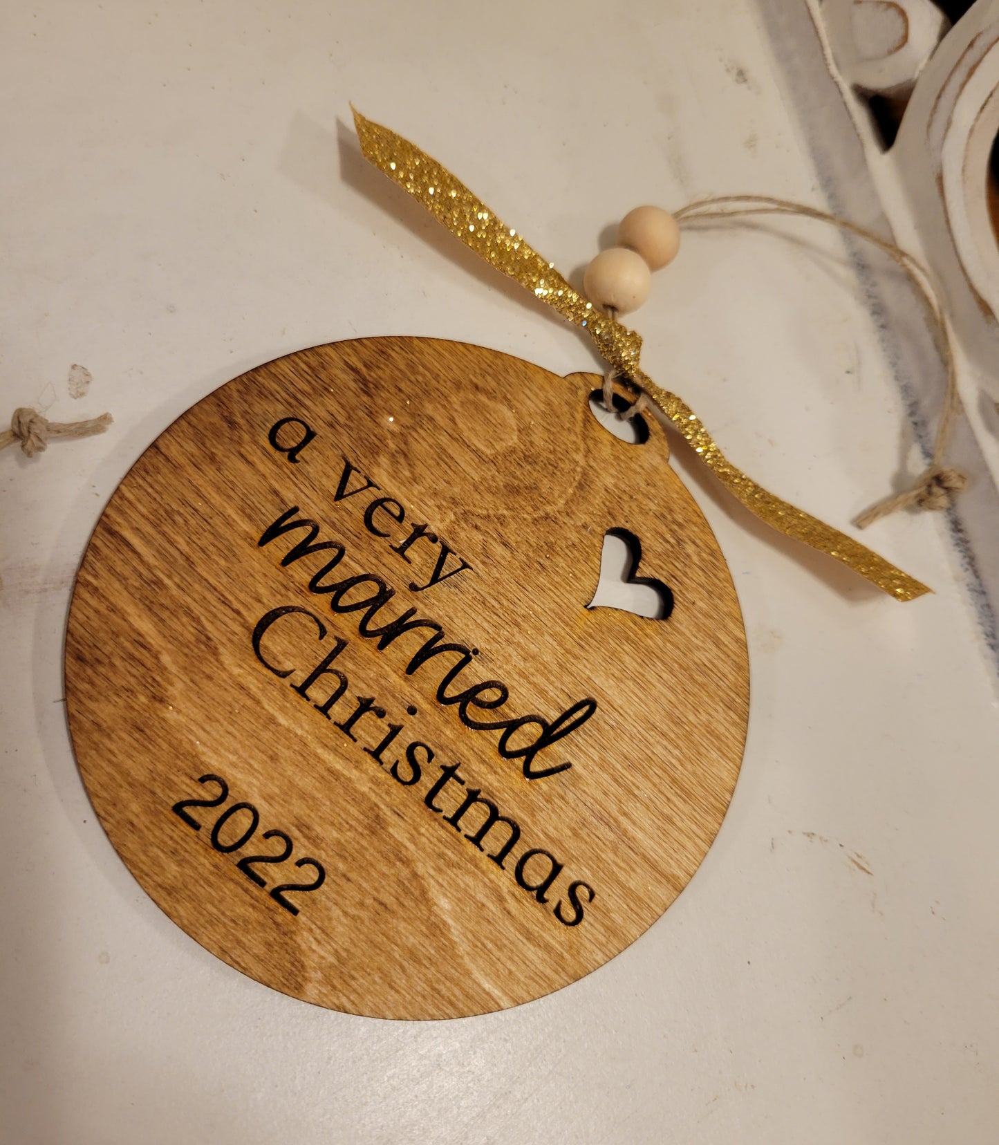 First Married Christmas 2023 Ornament