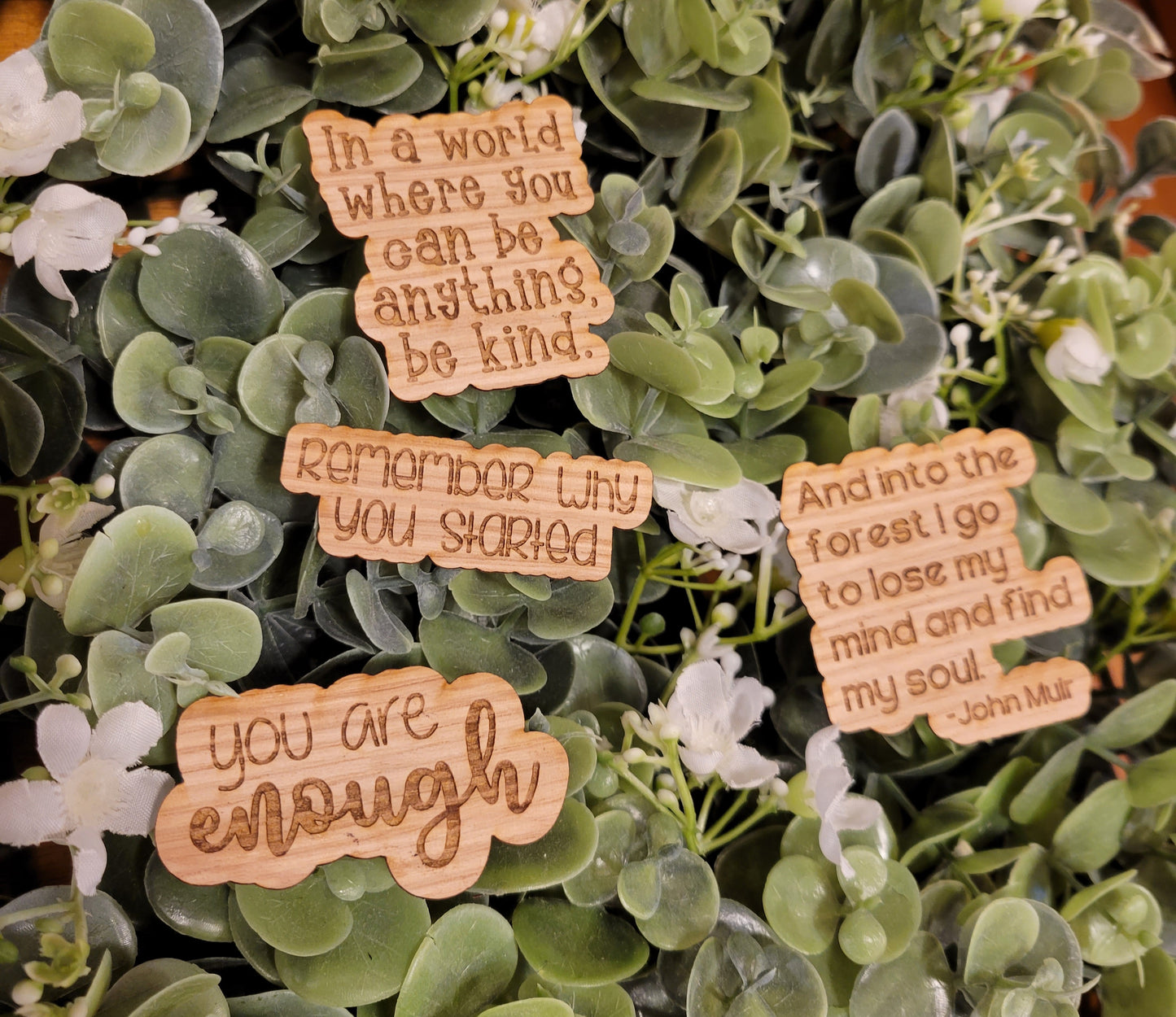 Wood Stickers (4) - The Inspiration Collection