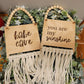 Macrame Nursery or Bedroom Sign