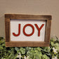 "Joy" Small Shelf Sign