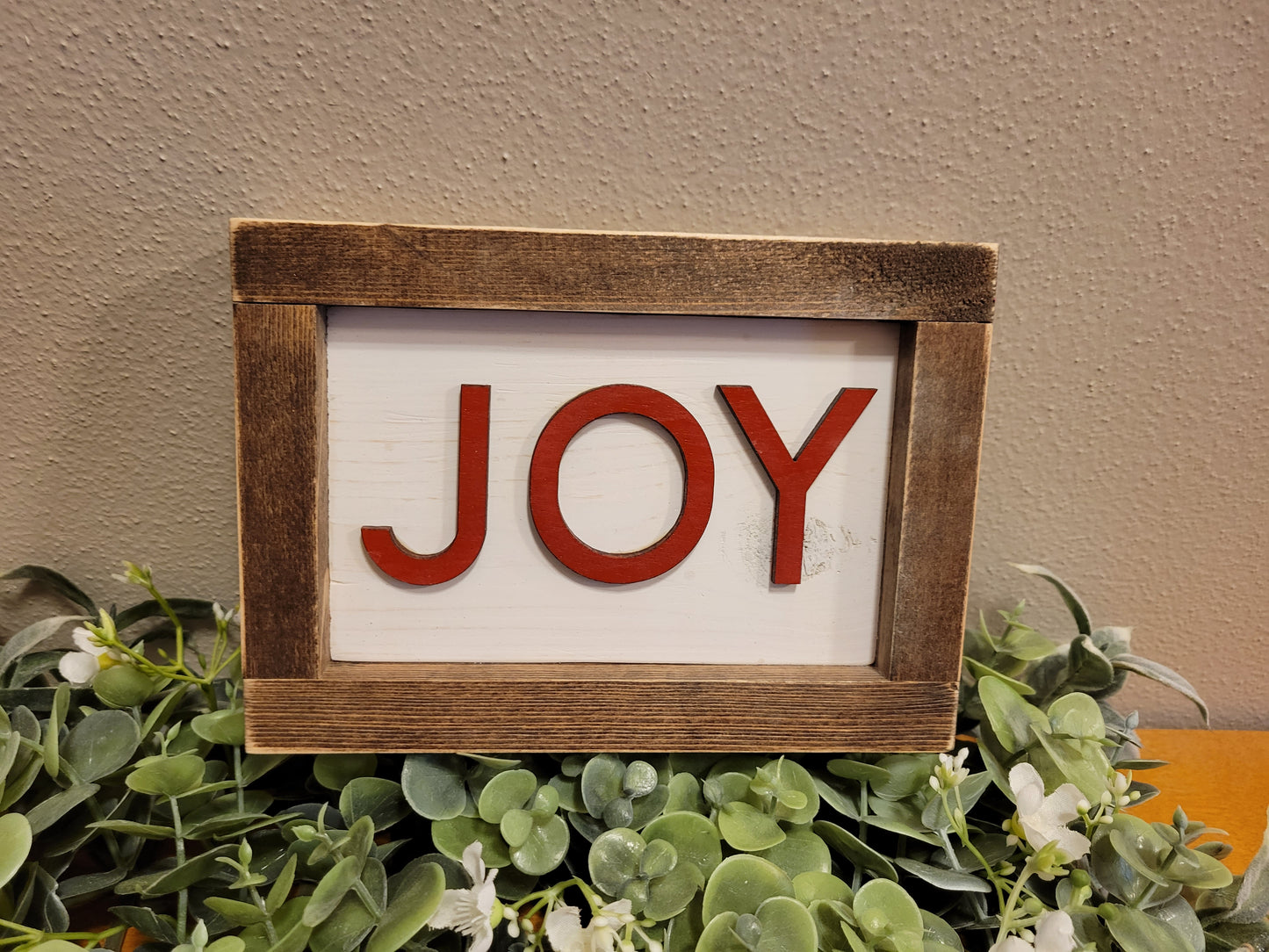 "Joy" Small Shelf Sign