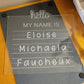 Custom Acrylic Name Tracing Board
