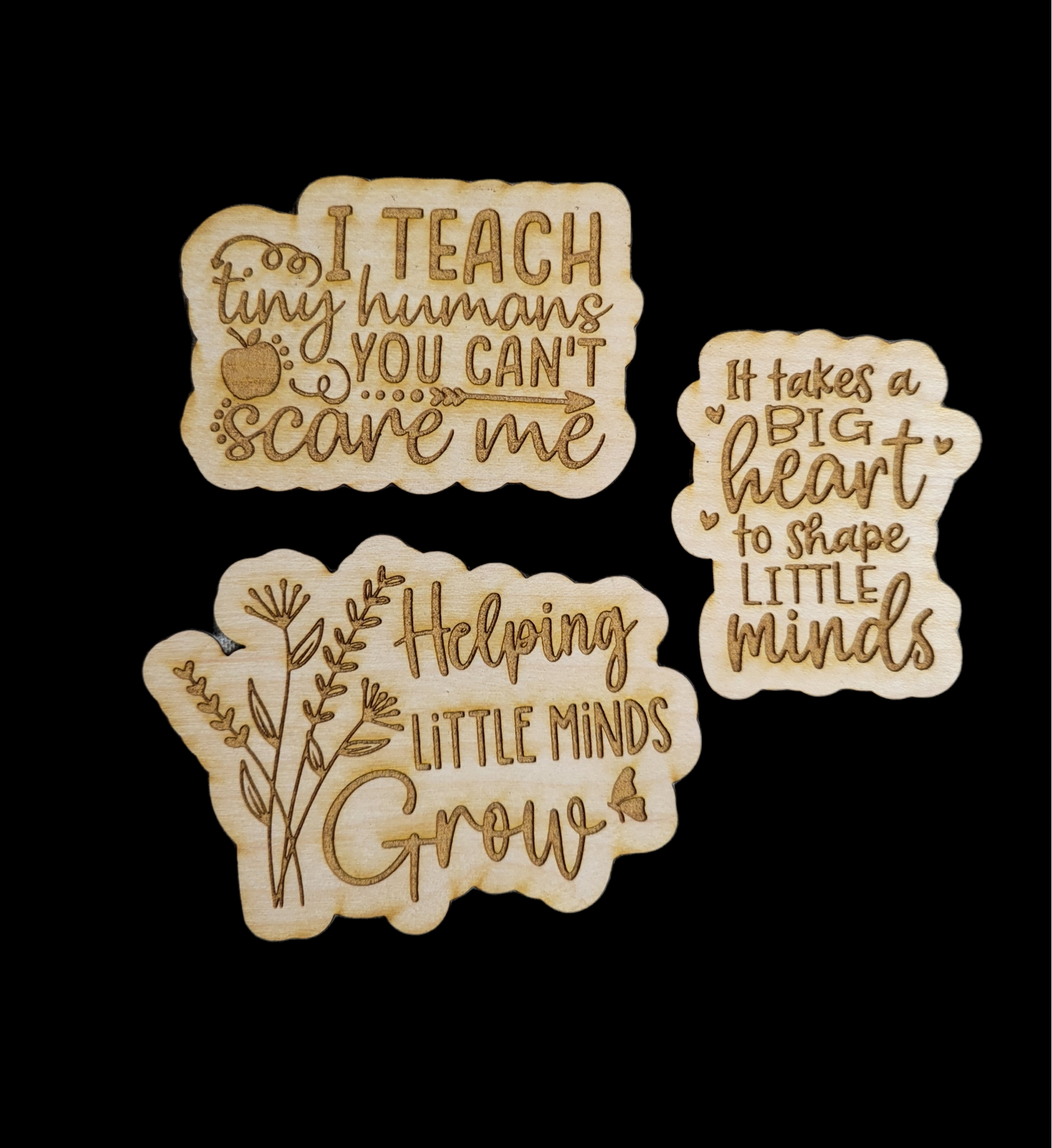 Wood Stickers (3) - The Teacher Collection